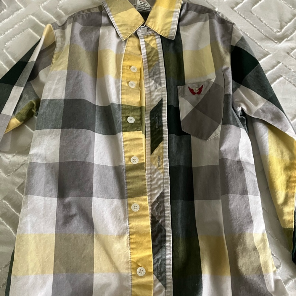 Boys Multicolor Checkered Shirt